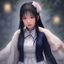 白浊之村女主角茜子，和服装束的年轻女性，眼神温柔而略带神秘，是村中仪式的核心参与者